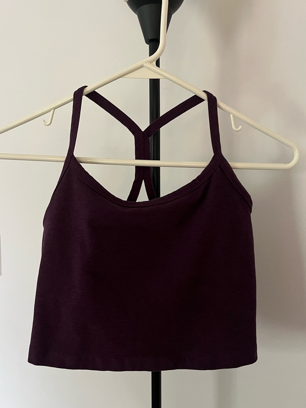 Beyond Yoga Plum Strappy Crop Tank Top
